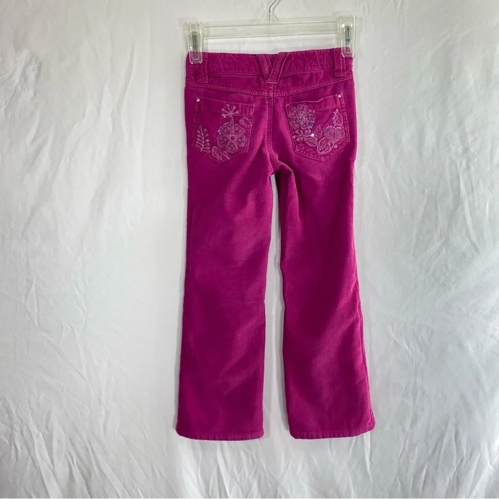 Faded Glory Magenta Corduroy Boot Cut Girl’s Pants